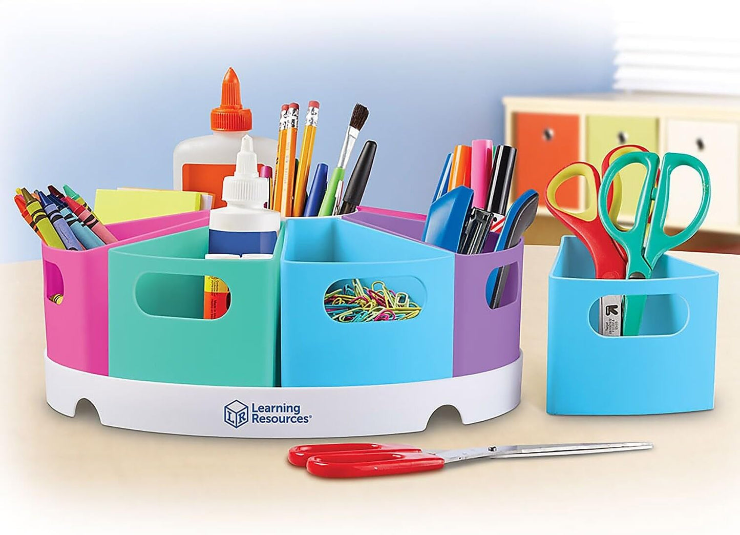 Create-A-Space Storage Center, 10 Piece Set - Pastel Colors