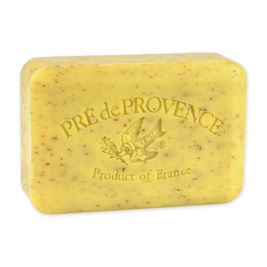 Artisanal Soap Bar, Enriched with Organic Shea Butter, Natural French Skincare, Quad Milled for Rich Smooth Lather, 8.8 Ounce, Lemongrass